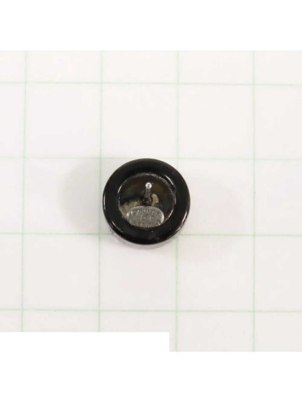 Chanel Earrings Black Resin CC Logo